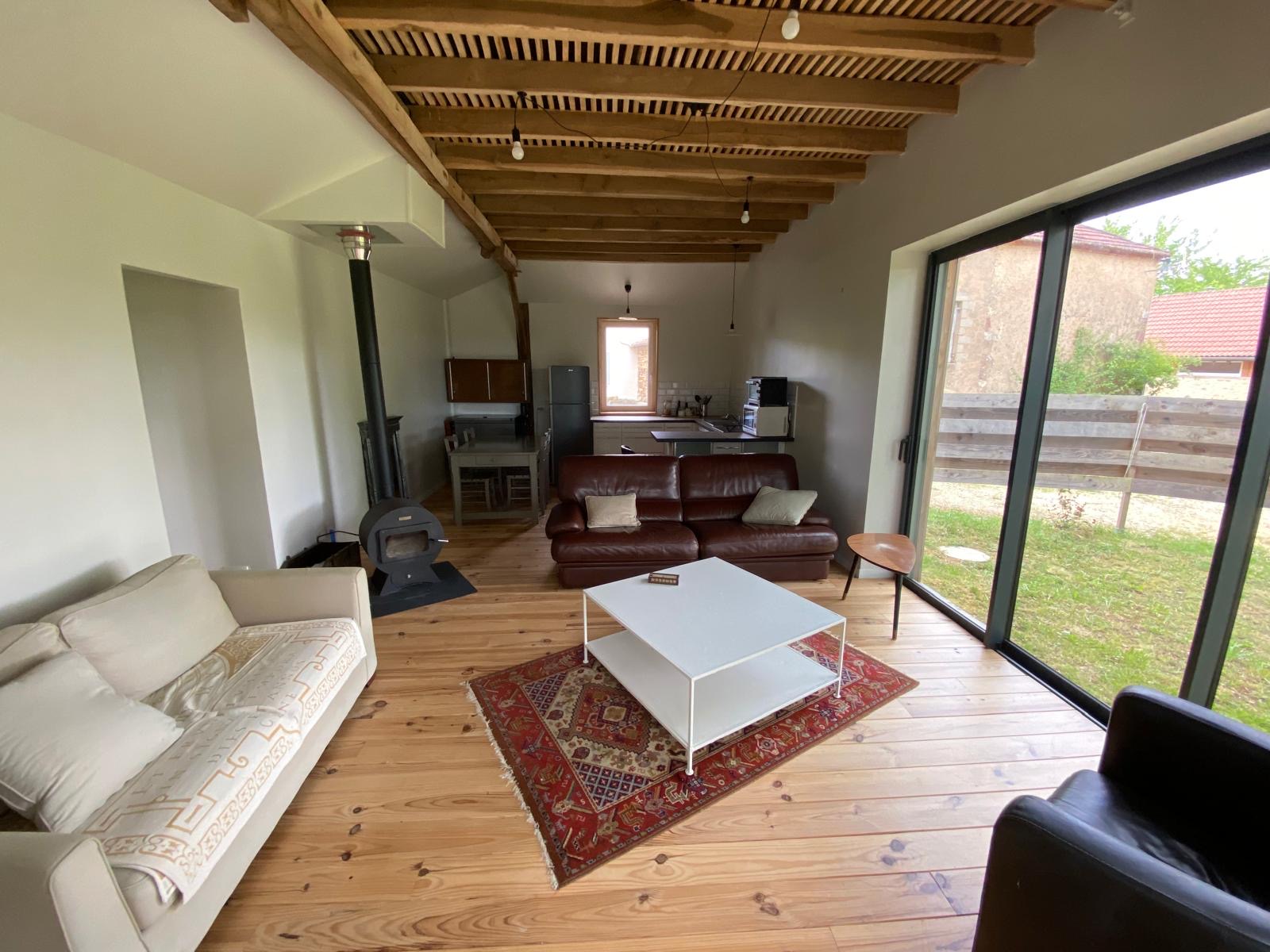 Gîte Mathys — La grande pièce de vie